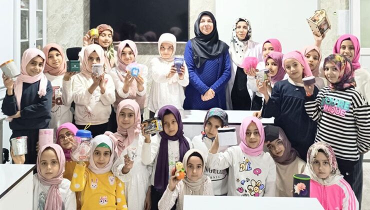 Kur’an kursu öğrencilerinden “1 Bot 1 Mont” kampanyasına destek