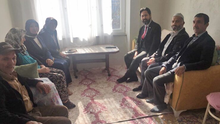 Müftülükten gazi ailesine ziyaret