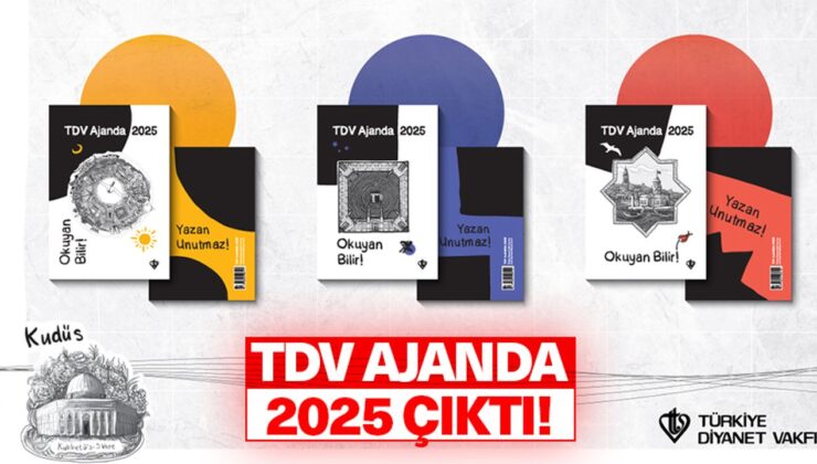 TDV Ajanda 2025 Çıktı!