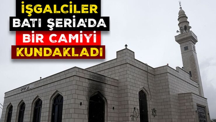 İşgalciler, Batı Şeria’da bir camiyi kundakladı
