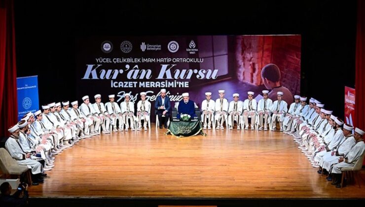 Ümraniye’de 33 öğrenci icazet aldı