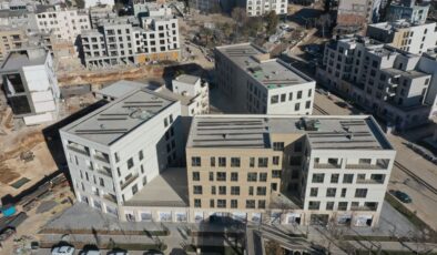 Adıyaman’da afetzedeler için yapılan binaların inşası sürüyor