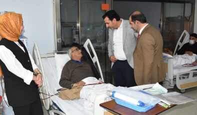 Edremit’te hastalar unutulmadı