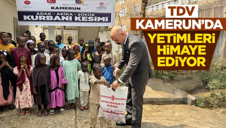 Kamerun’da Türkiye Diyanet Vakfı, “Yetim Himaye Bursu” programı düzenledi