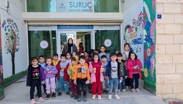 Suruç’ta minikler “Tay” ile eğlendi