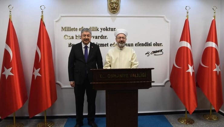 Başkan Erbaş, Osmaniye’de