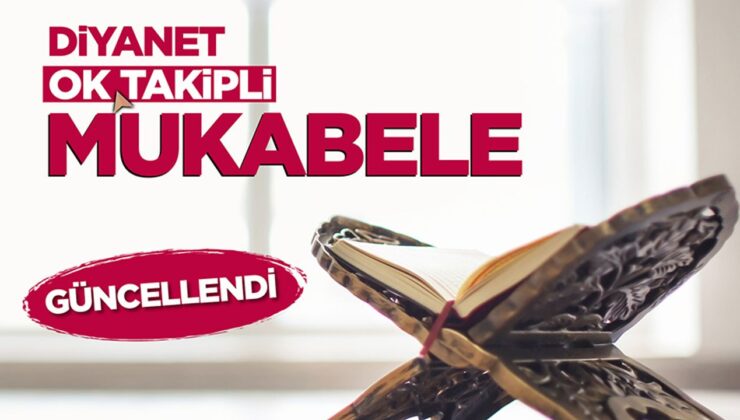 Diyanet Ok Takipli Mukabele güncellendi