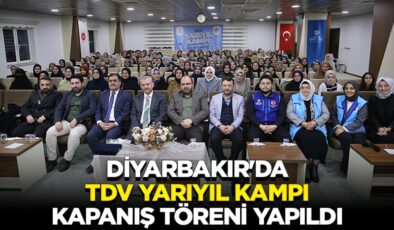 Diyarbakır’da TDV Yarıyıl Kampı Kapanış Töreni yapıldı