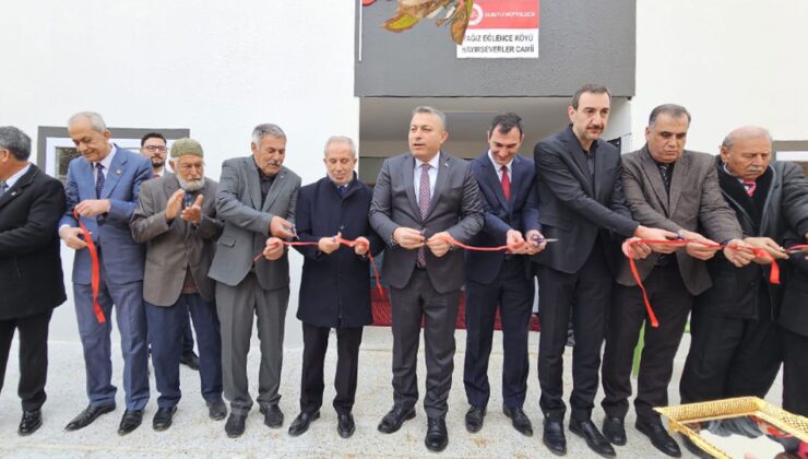 Elbeyli’de Hayırseverler Camii açıldı