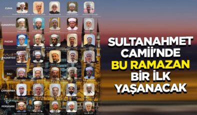 Sultanahmet Camii’nde bu Ramazan bir ilk yaşanacak