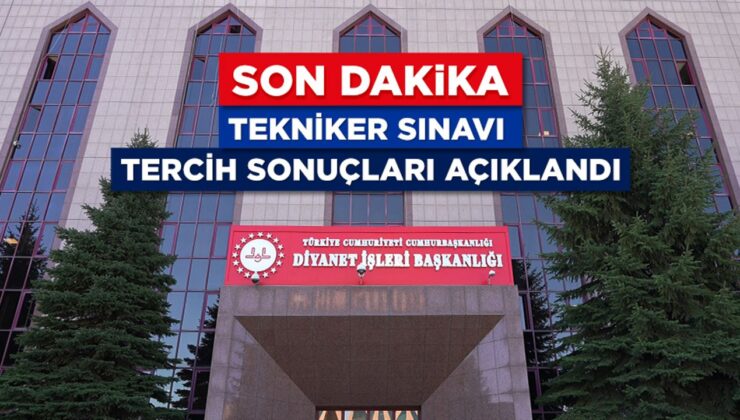 Ünvan Değişikliği (Tekniker) Sınavı sonuçları açıklandı