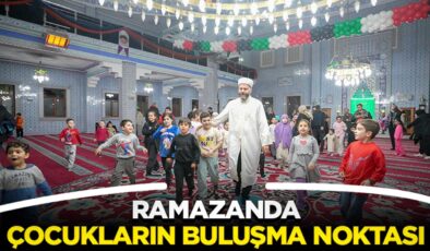 Hz. Ömer Camii, ramazanda çocukların buluşma noktası