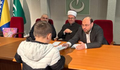 İstanbul İl Müftülüğünden yetim Boşnak çocuklara burs