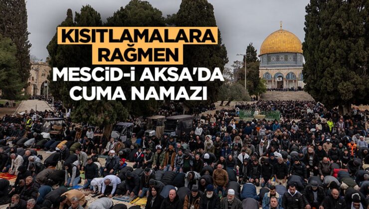 Kısıtlamalara Rağmen Mescid-i Aksa’da Cuma Namazı