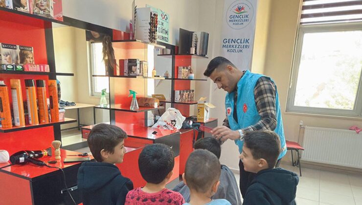 Kozluk’ta çocuklara ücretsiz bayram tıraşı