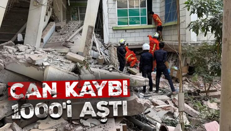Myanmar’daki depremlerde can kaybı 1000’i aştı
