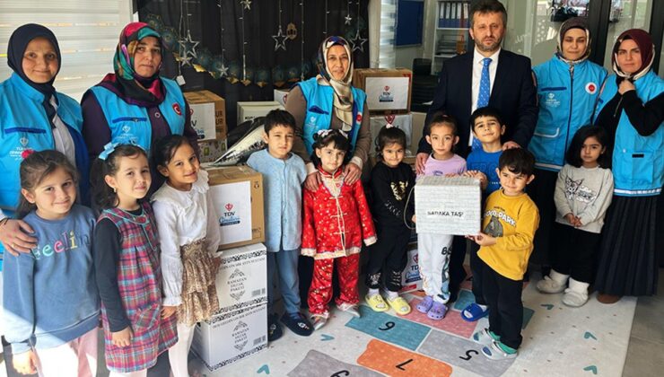 Osmaniye’de minikler “Ramazan İyilik Kolisi” hazırladı