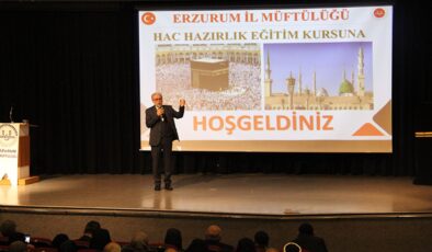 Erzurum’da hac seminerleri başladı