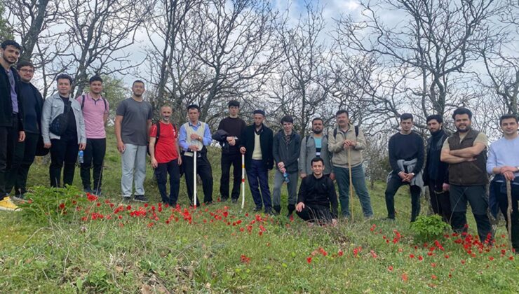 Malkara’da gençler doğa yürüyüşünde bir araya geldi