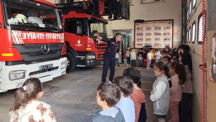 Ümraniye’de minikler meslekleri yerinde tanıyor