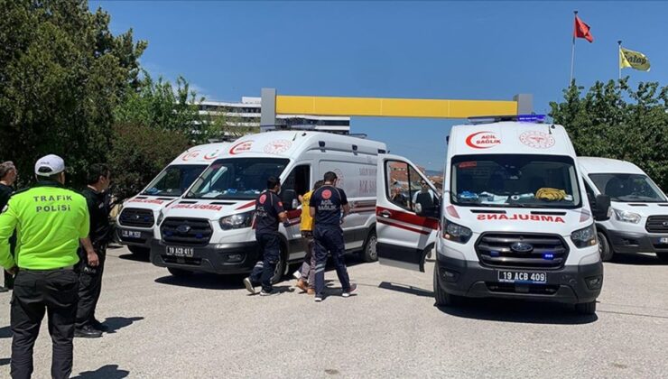 Çorum’da un fabrikasında meydana gelen patlamada 9 kişi yaralandı