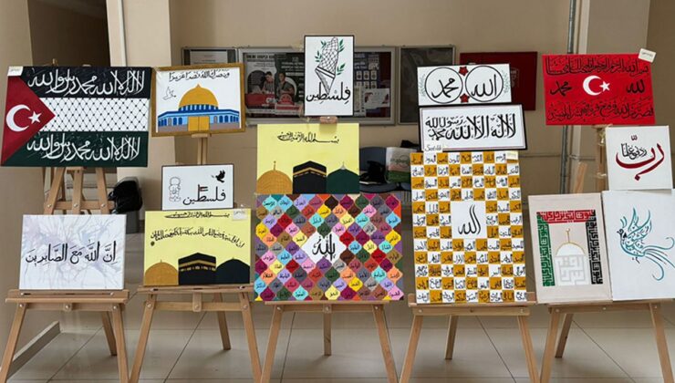 Gümüşhane’de “Hüsn-i Hat” sergisi açıldı