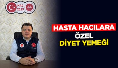 Hasta hacılara özel diyet yemeği