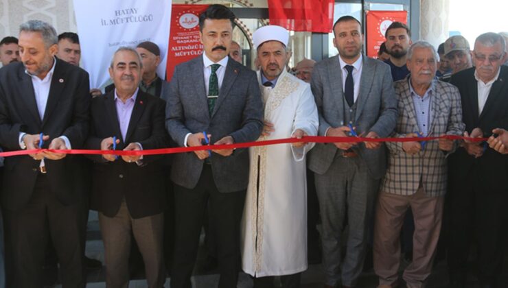 Hatay’da depremde yıkılan iki caminin yerine yenileri inşa edildi