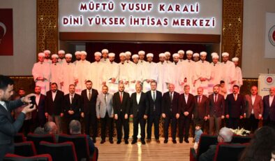 Rize Müftü Yusuf Karali Dini Yüksek İhtisas Merkezinde mezuniyet heyecanı