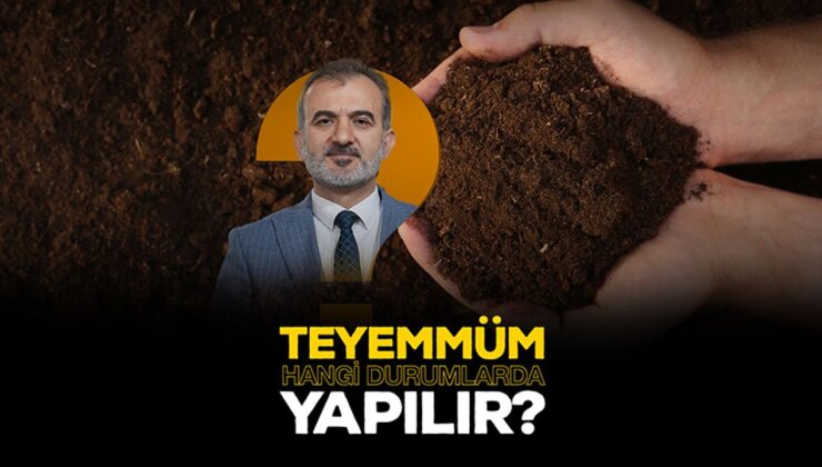Teyemmüm hangi durumlarda yapılır?