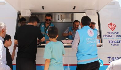 Tokat’ta TDV Mobil İkram Aracı hizmete açıldı
