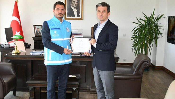 Çeşme Kaymakamı Maraşlı, kurbanını TDV’ye emanet etti