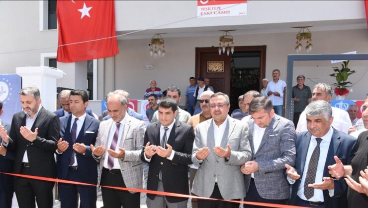 Malatya’da depremlerde hasar gören cami, hayırseverin desteğiyle yeniden inşa edildi