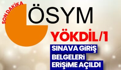 2025-YÖKDİL/2: Sınava Giriş Belgeleri erişime açıldı