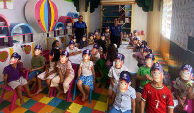 Anamur’da Yaz Kur’an Kursu öğrencilerine trafik eğitimi