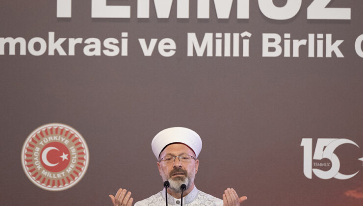 Başkan Erbaş, Gazi Meclis’te dua etti