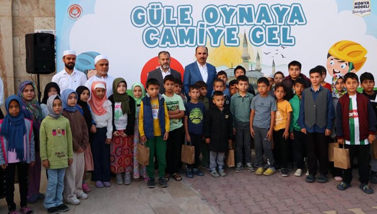 Konya’da “Güle Oynaya Camiye Gel” projesi tanıtıldı