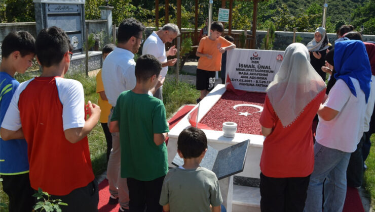 Öğrenciler 15 Temmuz şehidini rahmetle andı
