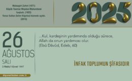 İnfak Toplumun Şifasıdır