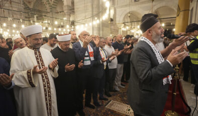 İstanbul’da Gazze için dua programı düzenlendi