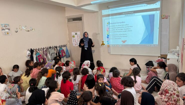 Suruç’ta Yaz Kur’an Kursu öğrencileri bilgilendirildi