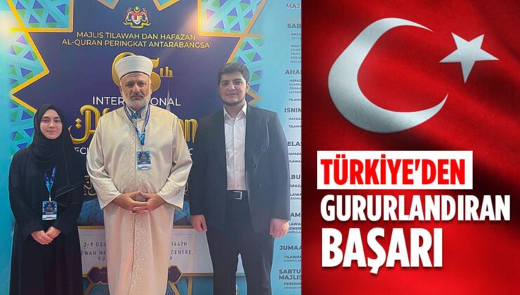 Türkiye’den gururlandıran başarı