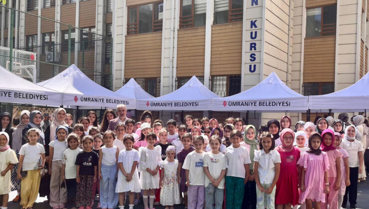 Ümraniyeli minik yüreklerden Filistin’e anlamlı destek