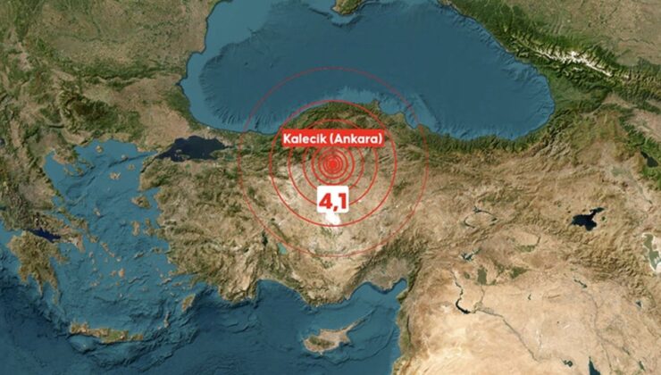 Ankara’da 4,1 büyüklüğünde deprem