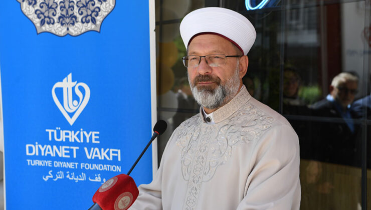 Başkan Erbaş: Dünyayı iyilik değiştirir