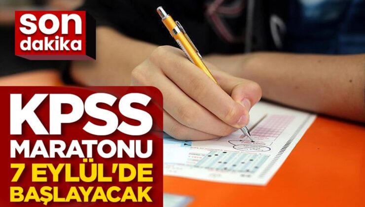 KPSS maratonu 7 Eylül’de başlayacak