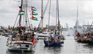 Küresel Sumud Filosu, dronlar tarafından takip edildiklerini duyurdu