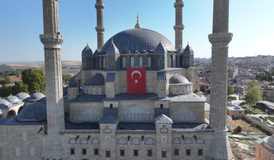 Selimiye Camii’ndeki onarım çalışmaları tamamlanmak üzere