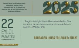 Sonradan İhdas Edilenler: Bid’at