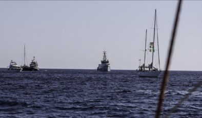 Sumud Filosu’nda su almaya başlayan teknenin yolcuları Türkiye tarafından tahliye edildi